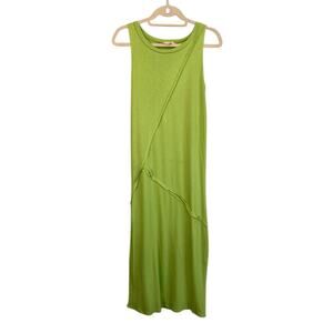See You Monday Los Angeles Green Sleeveless Form Fitting Maxi Dress Size M NWOT
